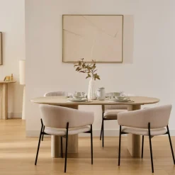 Ygo Eettafel LAGOON 180x90 Travertijnlook| Eettafels