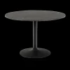 Ygo Eettafel LUTOR Marble Black Ø110| Eettafels