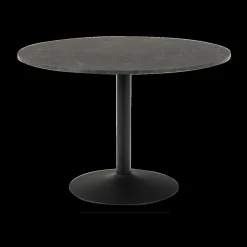 Ygo Eettafel LUTOR Marble Black Ø110| Eettafels