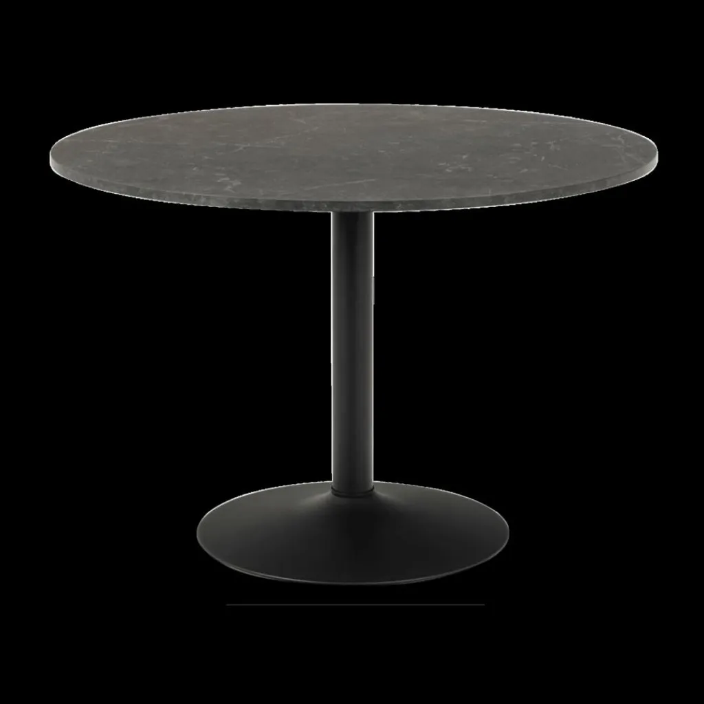 Ygo Eettafel LUTOR Marble Black Ø110| Eettafels