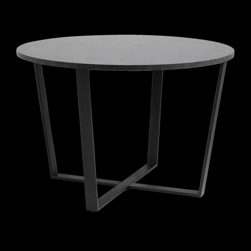 Ygo Eettafel MAITE Marble Black Ø110cm| Eettafels