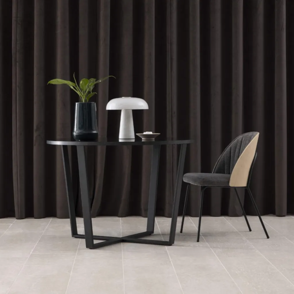 Ygo Eettafel MAITE Marble Black Ø110cm| Eettafels