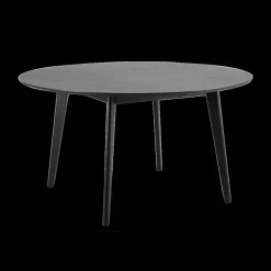 Ygo Eettafel MARIS Zwart Eikfineer Ø140cm| Eettafels