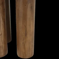 Ygo Eettafel MAYA Rond Ø130 Acacia Walnoot| Eettafels