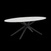 Ygo Eettafel MONET Ovaal Keramiek Wit 240x120| Eettafels