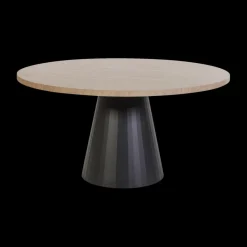 Ygo Eettafel MYLO Ø150 Kolompoot Zwart| Eettafels