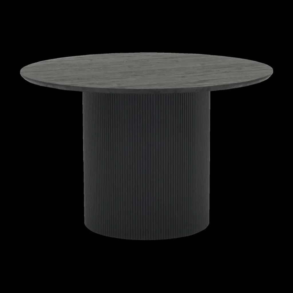 Ygo Eettafel PORTO Decor Donkerbruin Ø120| Eettafels