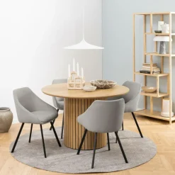 Ygo Eettafel TEKLA Wild oak Ø120cm| Eettafels