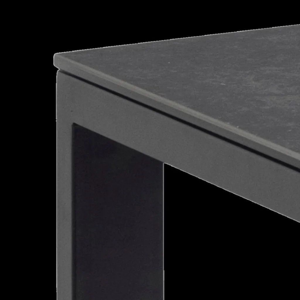 Ygo Eettafel TUVA Keramiek zwart 200x90| Eettafels