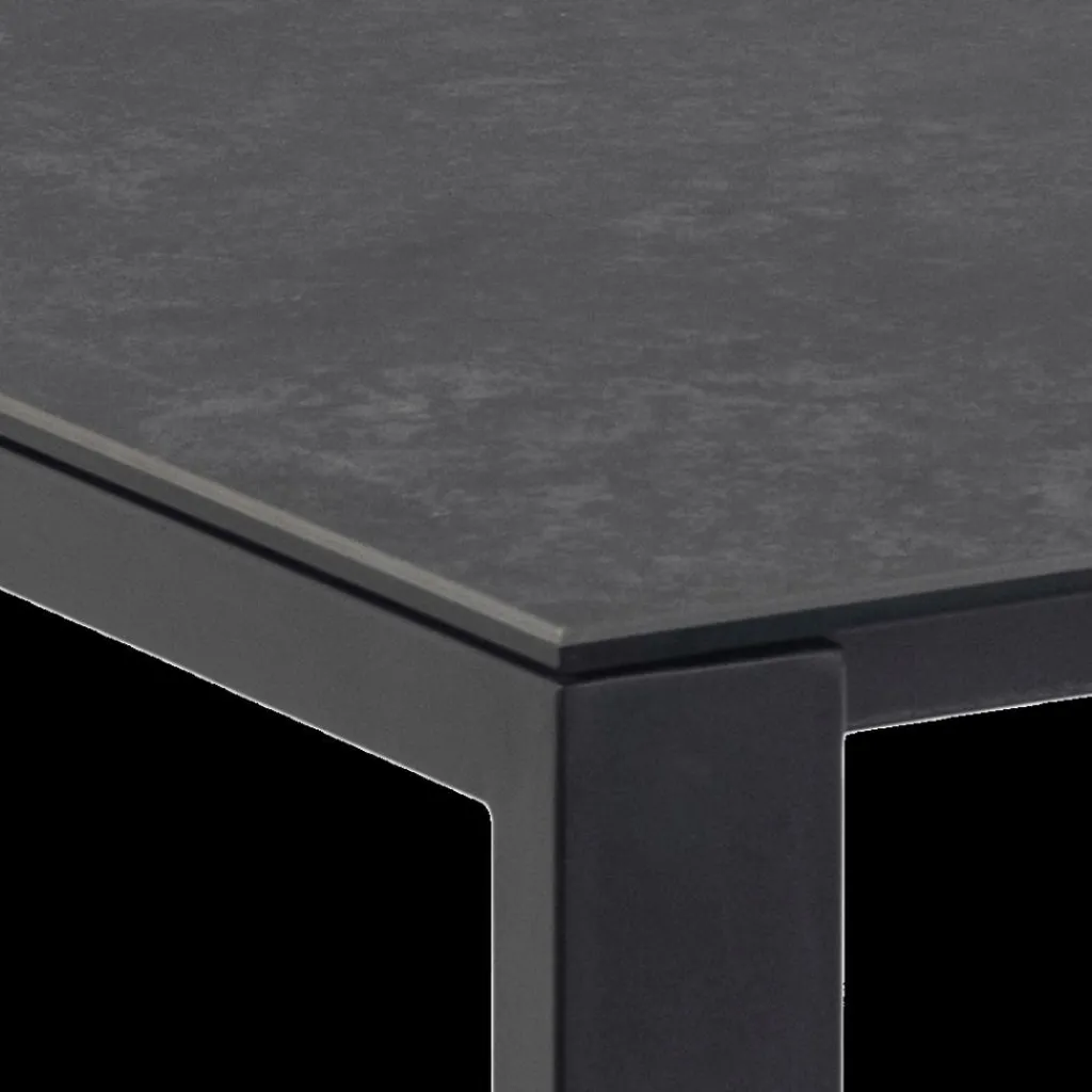 Ygo Eettafel TUVA Keramiek zwart 200x90| Eettafels