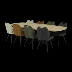 Ygo Eettafel verlengbaar CAMBIO Blond Oak 180/240x102| Eettafels