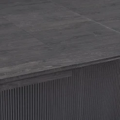 Ygo Eettafel verlengbaar PORTO Ovaal 180/220x110 Donkerbruin| Eettafels