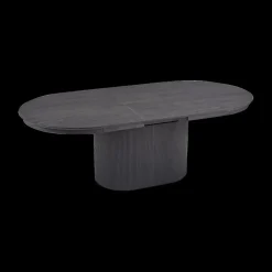 Ygo Eettafel verlengbaar PORTO Ovaal 180/220x110 Donkerbruin| Eettafels