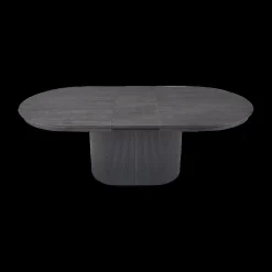 Ygo Eettafel verlengbaar PORTO Ovaal 180/220x110 Donkerbruin| Eettafels