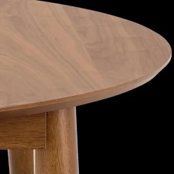 Ygo Eettafel Verlengbaar VEZNA Ø115/154 Walnootfineer| Eettafels