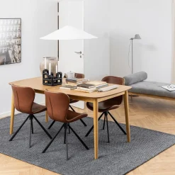 Ygo Eettafel Verlengbaar VEZNA 180/219 Eikfineer| Eettafels