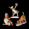 Ygo Fig. Hond DOGGIES Poly Multi Ass.| Kerst