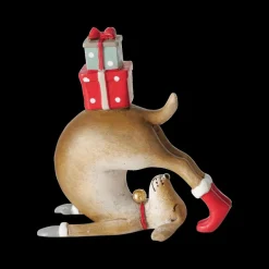 Ygo Fig. Hond DOGGIES Poly Multi Ass.| Kerst