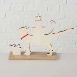 Ygo Fig. MITZI Kat Hout Multi Ass.| Kerst