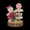 Ygo Figuur Peperkoek Hout/Rood| Kerst