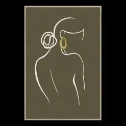 Ygo Framed Canvas PRABU 80x120| Wanddecoratie