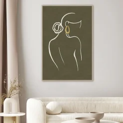 Ygo Framed Canvas PRABU 80x120| Wanddecoratie