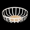 Ygo Fruitschaal WHITEWOOD Rond Metaal Wit| Servies|Tafelaccessoires