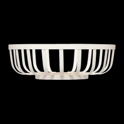 Ygo Fruitschaal WHITEWOOD Rond Metaal Wit| Servies|Tafelaccessoires