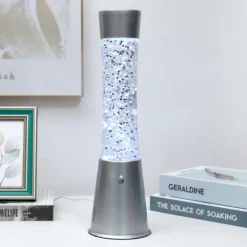 Ygo Glitterlamp GLITS Voet Grijs| Decoratieve Accessoires|Kinderverlichting