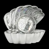 Ygo Glitterlamp SHELL Led Zilver| Decoratieve Accessoires|Kinderverlichting