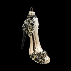 Ygo Hanger SHOE Muiltje Zwart/Goud Ass.| Kerst