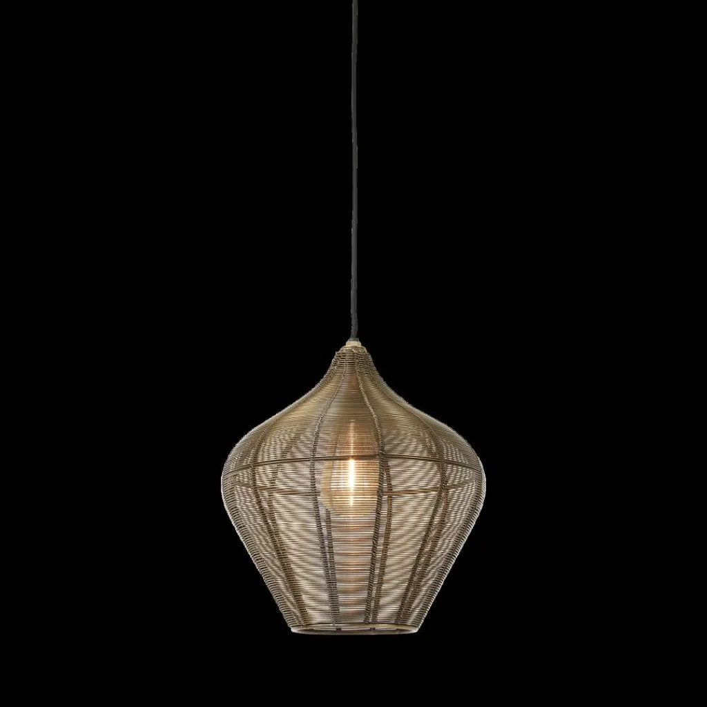 Ygo Hanglamp ALVARO 1Del. Met. Ant. Brons M| Hanglampen