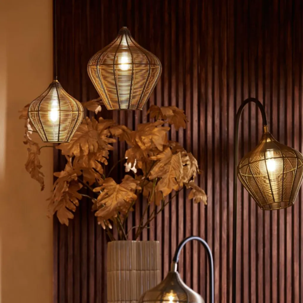 Ygo Hanglamp ALVARO 1Del. Met. Ant. Brons M| Hanglampen