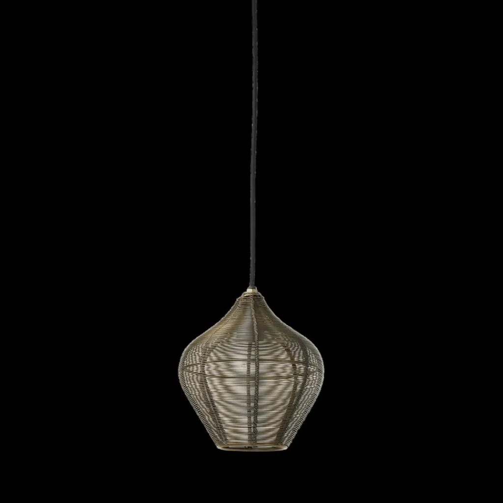 Ygo Hanglamp ALVARO 1Del. Met. Ant. Brons M| Hanglampen