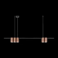 Ygo Hanglamp ISE 5Del. Geborst. Brons/Zwart| Hanglampen