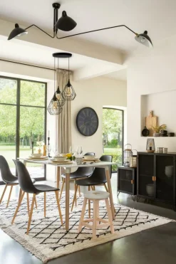 Ygo Hanglamp JARAS 3Del. Met. Zwart| Hanglampen