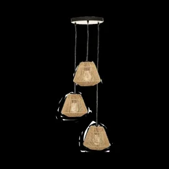 Ygo Hanglamp JILYS Rond 3Del. Naturel| Hanglampen