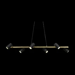 Ygo Hanglamp MARLEY 6-Delig Metaal Zwart/Goud| Hanglampen