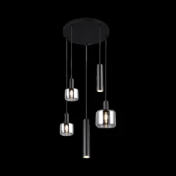 Ygo Hanglamp MATARO 5Del. Zwart| Hanglampen