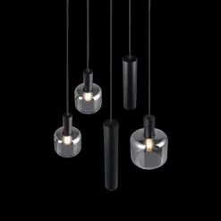 Ygo Hanglamp MATARO 5Del. Zwart| Hanglampen