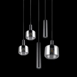 Ygo Hanglamp MATARO 5Del. Zwart| Hanglampen