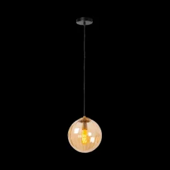 Ygo Hanglamp MONSARAZ 1Del. Glas Amber| Hanglampen