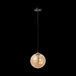 Ygo Hanglamp MONSARAZ 1Del. Glas Amber| Hanglampen