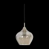 Ygo Hanglamp RAKEL L Ant. Brons/Glas Smoke| Hanglampen