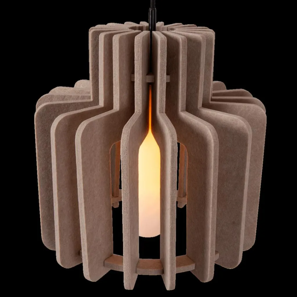 Ygo Hanglamp ROLLO 1Del. Ø40 Taupe| Hanglampen