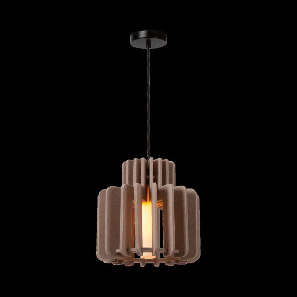Ygo Hanglamp ROLLO 1Del. Ø31 Taupe| Hanglampen