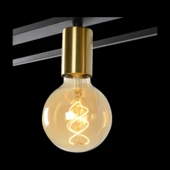 Ygo Hanglamp RUBEN 4-delig Zwart/Goud| Hanglampen