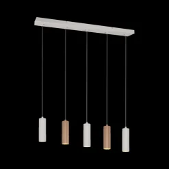 Ygo Hanglamp SOKA 5Del. Metaal Coffee| Hanglampen