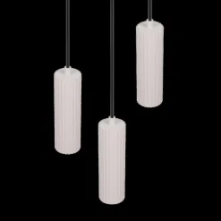 Ygo Hanglamp SOKA 3Del. Metaal Warm Grijs| Hanglampen