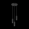 Ygo Hanglamp SOKA 3Del. Metaal Zwart| Hanglampen